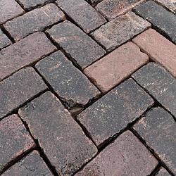 V102, Oude Gebakken Klinkers, Keiformaat, Genuanceerd ob