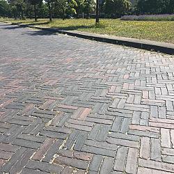 SBV14, Oude Gebakken Klinkers, Dikformaat, Paars-Antraciet