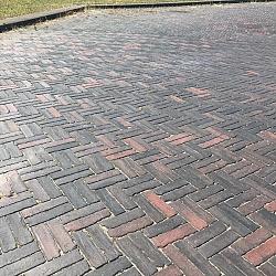 SBV14, Oude Gebakken Klinkers, Dikformaat, Paars-Antraciet