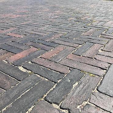SBV14, Oude Gebakken Klinkers, Dikformaat, Paars-Antraciet