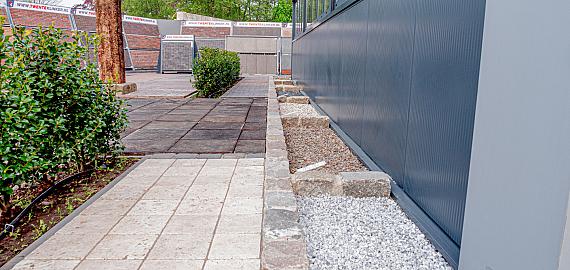 Showtuin zijkant