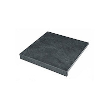 Solido Ceramica 30MM randtegel Slate Black 60x60x3/7 cm. rett