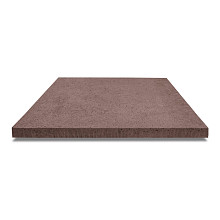 ArtiStone tegel zonder facet, gewapend  100x100x5 Roodbruin