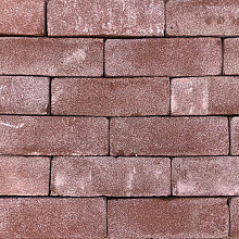 Ca. 15m², Gebakken Klinkers, Dikformaat, Rood-Bezand, P044