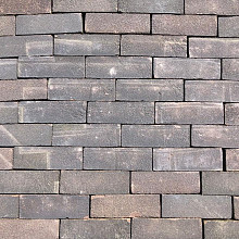Ca. 7,5m², Oude Gebakken Klinkers, Dikformaat, Antraciet, P035
