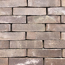 Ca. 3m², Gebakken Klinkers, Dikformaat, Bruin, P024