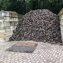SBV03, gebruikte DF beton bruinzwart