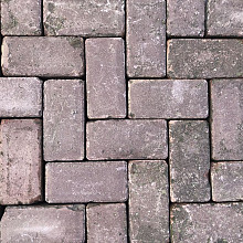 V42, Oude Gebakken Klinkers, Keiformaat, Rood-Paars